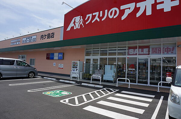 画像18:クスリのアオキ 内ケ島店（562m）