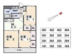 物件の間取り