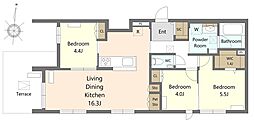 Maison  de  Soleil 3LDKの間取図画像