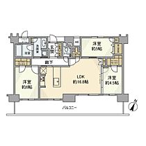 プラウド京急蒲田  ｜ 東京都大田区北糀谷2丁目10-2（賃貸マンション3LDK・9階・76.18㎡） その2