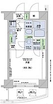 コンシェリア駒込 801 ｜ 東京都北区田端4丁目（賃貸マンション1K・8階・27.74㎡） その2