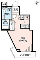 プレール・ドゥーク方南町 102 ｜ 東京都杉並区堀ノ内2丁目11-16（賃貸マンション1K・1階・25.75㎡） その2