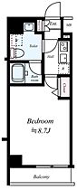 プレール・ドゥーク練馬中村橋  ｜ 東京都練馬区向山2丁目（賃貸マンション1K・4階・25.74㎡） その2