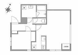 ARTPALACE 1LDKの間取図画像