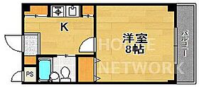 京都府京都市左京区田中飛鳥井町（賃貸マンション1K・2階・22.68㎡） その2