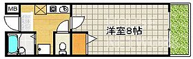 京都府京都市左京区下鴨宮河町（賃貸マンション1K・1階・22.00㎡） その2