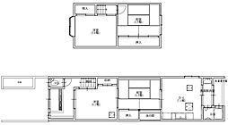 西野山射庭ノ上町貸家 1階4DKの間取り