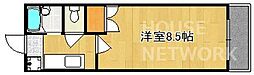 京阪本線 出町柳駅 バス7分 銀閣寺道下車 徒歩4分の賃貸アパート 1階1Kの間取り