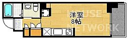 よこくにマンション ワンルームの間取図画像