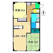 フォレスタ 105 ｜ 高知県香南市野市町大谷696-6（賃貸マンション2LDK・1階・54.65㎡） その2