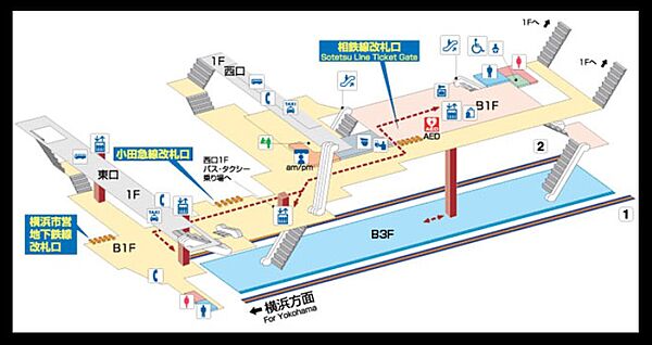 ポエム湘南台 302｜神奈川県藤沢市湘南台２丁目(賃貸マンション1K・3階・22.93㎡)の写真 その18