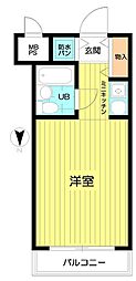ダイアパレス錦糸町第5 ワンルームの間取図画像