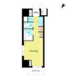 ルーブル豊島千石 1Kの間取図画像