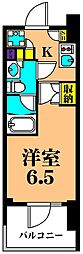ParkCube大井町レジデンス 1Kの間取図画像