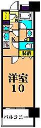 グレイスコート大森海岸 1Kの間取図画像