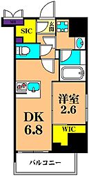SYFORME大井町2 1DKの間取図画像