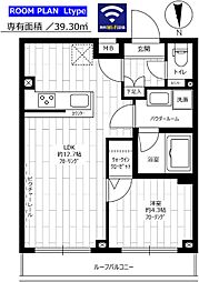 ステージファースト大森町 1LDKの間取図画像