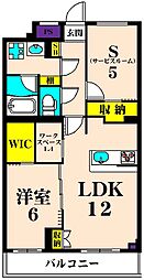 Lien(リアン) 1SLDKの間取図画像