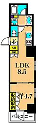ParkCube大井町レジデンス 1LDKの間取図画像