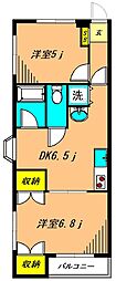 メゾン・ド・パルビー 2DKの間取図画像