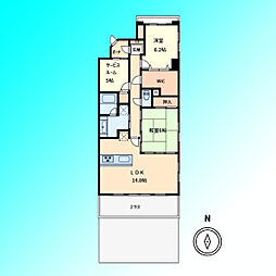 間取図画像 2SLDK
