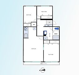 ライオンズマンション西川口第3 3LDKの間取図画像
