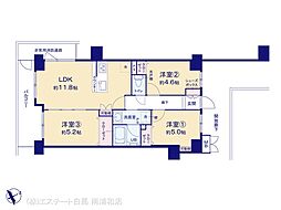 メイツ戸田公園 3LDKの間取図画像