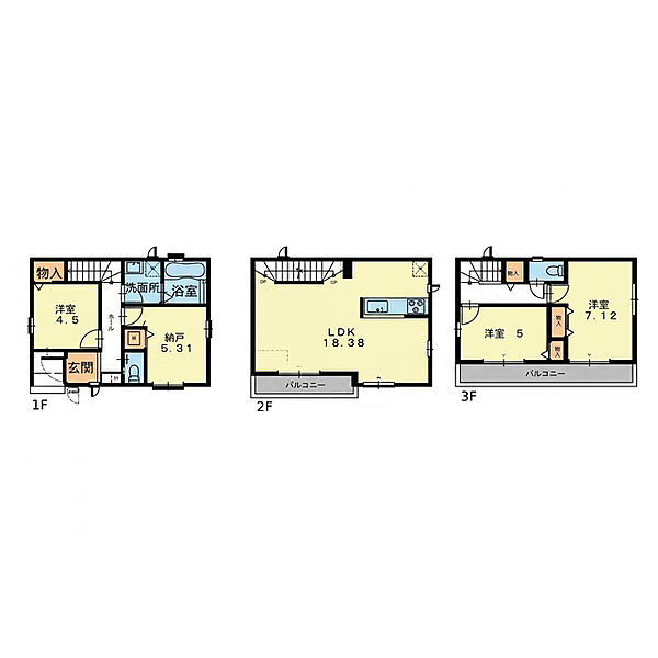 間取りを拡大表示