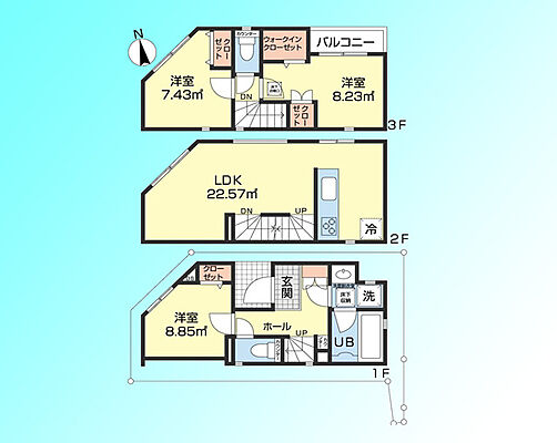 間取り 川口市栄町1丁目
