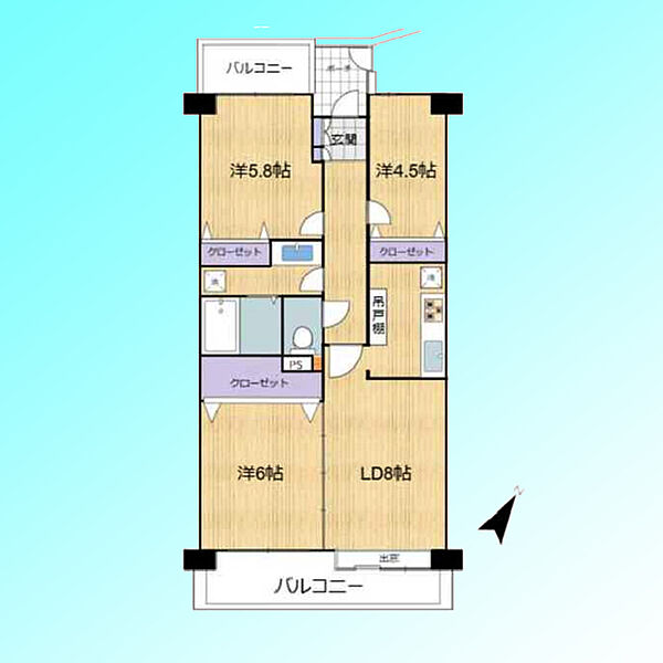 間取りを拡大表示