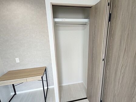 部屋ごとに設けた収納は、住みやすさへのこだわり。