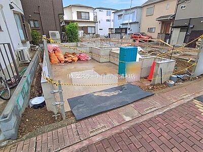 外観:今なら建築中の住まいをご覧いただけます。構造体の質問もお気軽に。 外観:今なら建築中の住まいをご覧いただけます。構造体の質問もお気軽に。