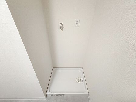 洗濯機防水パンがあります。