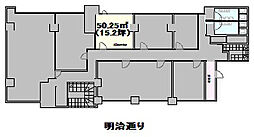 プラザ新大樹本棟の間取図画像
