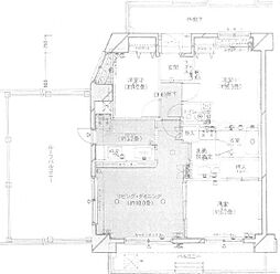 東急東横線 中目黒駅 徒歩2分の賃貸マンション 10階3LDKの間取り