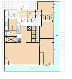 JR山手線 渋谷駅 徒歩9分の賃貸マンション 7階3LDKの間取り