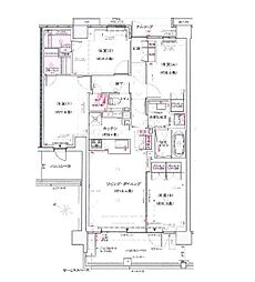プラウド都立大学 4LDKの間取図画像