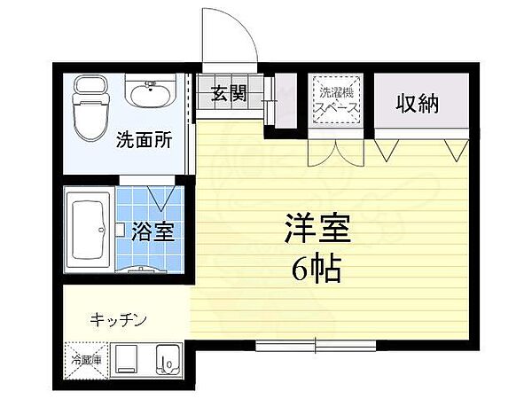 カルム吉祥寺 101｜東京都武蔵野市吉祥寺南町４丁目(賃貸アパート1R・1階・19.13㎡)の写真 その2