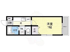 メルベージュ北野 201 ｜ 東京都三鷹市北野１丁目（賃貸アパート1K・2階・22.30㎡） その2