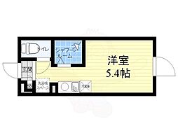 リブリ・Ｄear court 1階ワンルームの間取り