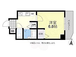 Rising place練馬関町 10階1Kの間取り