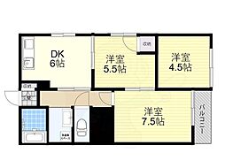 エーデルハイムA 2階