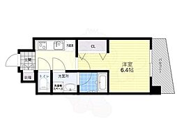 パティーナ武蔵関 1Kの間取図画像