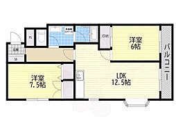 ハイツおその井2号館 2階