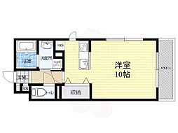 ベージュ南荻窪 ワンルームの間取図画像