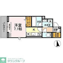 間取図画像 1K