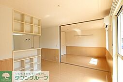 JR成田線 東我孫子駅 徒歩5分の賃貸アパート 1階2LDKのリビング/ダイニング