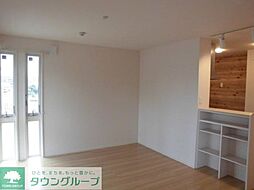 つくばエクスプレス 流山おおたかの森駅 徒歩23分の賃貸アパート 2階2LDKのリビング/ダイニング