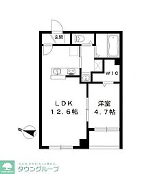 間取図画像 1LDK