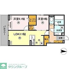 物件の間取り